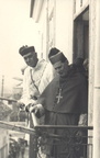 1950 circa visita di un cardinale a pregiato