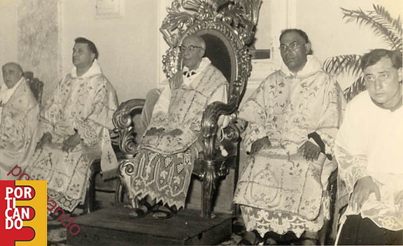 1965 circa Padre Cherubino e Padre Baldini