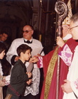 1979 circa Padre D'Onghia con Vittorio Di Giuseppe