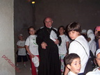 2006 L'abate Chianetta con i giovani del campus ( foto di Giovanni Carleo )