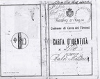 1927 carta di identita di Antonio Baldi  1