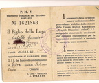 1935 tessera dei figli della lupa