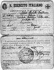 1943 tessera Militare di Bartolomeo Paolillo