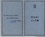 1967 tessera Beat Club di Annamaria Farano