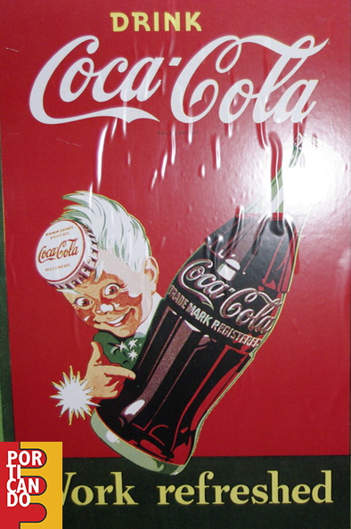 pubblicita' Coca Cola  manifesto di Pietro Ammendola