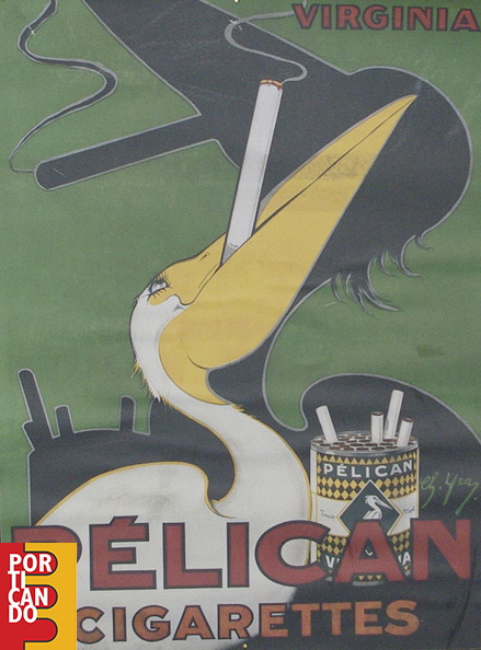 pubblicita' Pelican  manifesto di Pietro Ammendola
