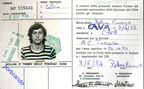 1974 cartellino Pastore Vincenzo AC tirrenia