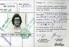 1974 cartellino Terrone Gennaro AC tirrenia