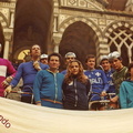 Cava - Amalfi 1976 A.Ugliano con gruppo di ciclisti