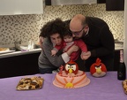 2014 01 07 primo compleanno Anna Lorito con la mamma Lucia Panzella e il padre Tony