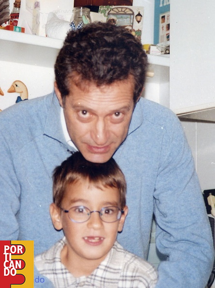 2000 circa Alfonso De Leo con il figlio Gianni (Ravenna)