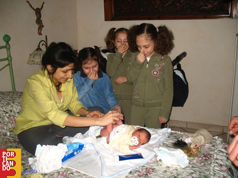 Adriana Pepe ( Roma ) con figli e nipotine