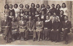 LIC 1941  ginnasio femminile con Nicola Durante prof di puericultura