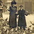 1910 circa Leopoldo Siani e moglie in viaggio di nozze