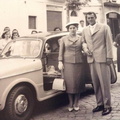 1956  Pasquale Foscari ed Elvira Procida a viale Crispi