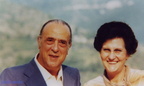 1975 circa Mario Ricciardi e la moglie Titina