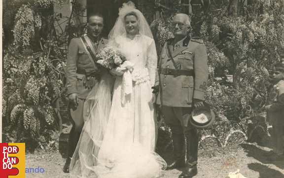 1940 circa Lucia Landi Ugo Salsano ed il padre Errico Salsano