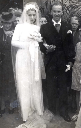 1947 circa matrimonio Gennaro e Titina Scarpato
