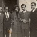 1947 matrimonio Alfredo Gravagnuolo e Rosa Salsano alla destra di Rosa Antonio Pellegrino