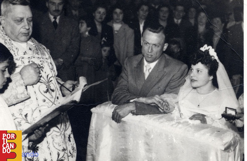 1950 Matrimonio di Nina Farano e George Fortin