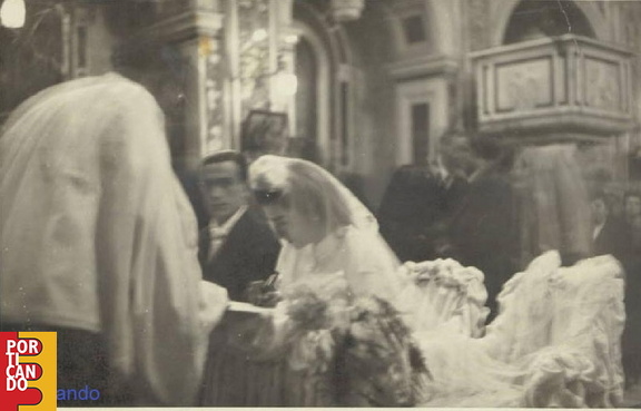 1955 circa matrimonio Remo Mattei e Concetta Falcone 1