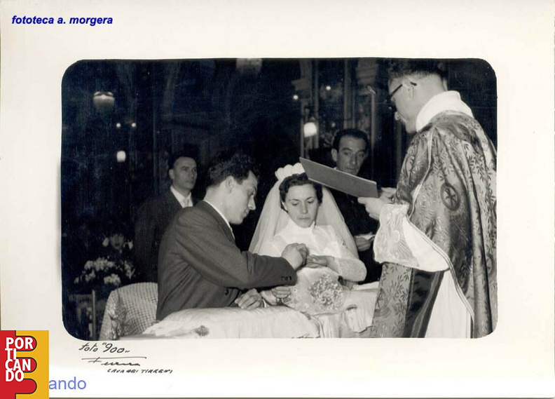 1958 nozze Luigi Liberti -Anna Disernia