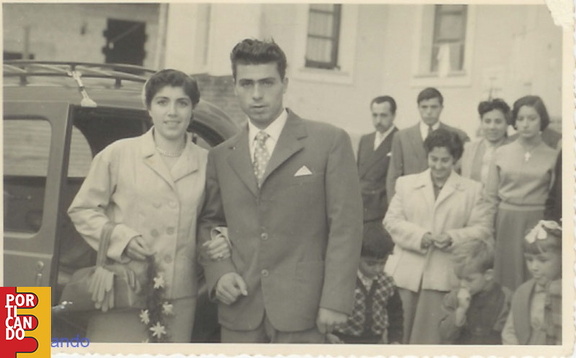 1960 circa Luigi Panza e Anna Bisogno