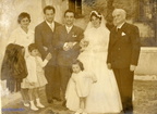 1962 circa matrimonio di Guido Bisogno ( pasticcerie al Bar Liberti ) e Gemma Italuccio  Maiorino Maria Felice e Adolfo Liberti