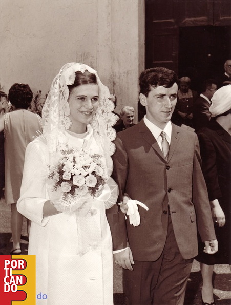 1970 circa Angela de Rosa e Felice Milito