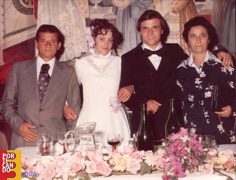 1975 circa Enzo Della Monica e Maria Siani