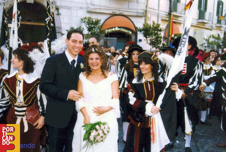 2000 felice Cesaro e lina Longobardi con trombonieri
