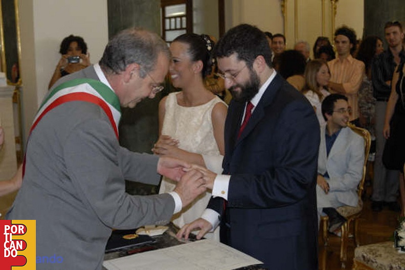 2007 7 luglio Paolo Maiuri e Chiara Polichetti sposati dal sindaco Gravagnuolo