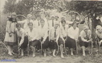 1900 circa  ginnastica ragazze cavesi villa comunale (foto di Gioavnni Carleo)
