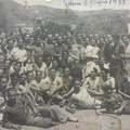 1933 squadra di calcio cavese con tifosi a campo sportivo di salerno