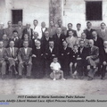1935 Comitato di Maria Santissima Padre Salsano con  Vrasera Adollfo Liberti Matonti Luca Alfieri ed altri