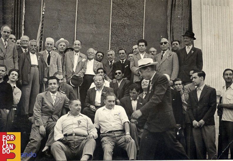 1945 circa Francesco e Nicola fondatori del gruppo Senatore fra gli altri Ciccio Avagliano e Pasquale Senatore