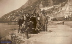 1950 gita in costiera Amalfi  Rumolo Nicola e  Bice Sparano R. Catone A. Papa E. Rosati Leopoldo Carmine 2