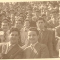 1952 studenti del ragioneria allo stadio comunale di salerno per le gare scolastiche ( foto di leopoldo carmine )