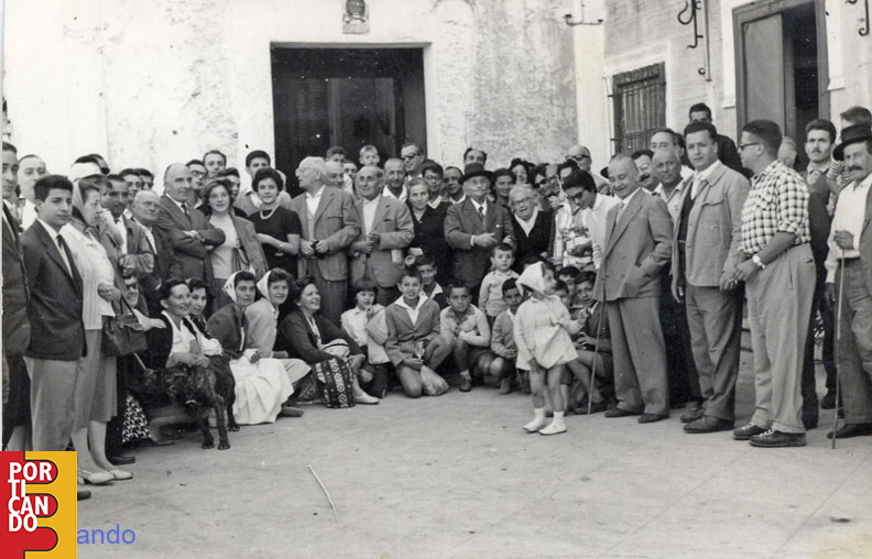 1955 circa Aperura Gioco Dei Colombi al centro Matteo Della Corte 
