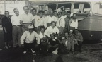 1955 circa Raffaele Falcone in gita con amici