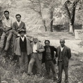 1960 circa Pietro Durante e Antoni Falcone con amici ( foto di Maurizio Durante)