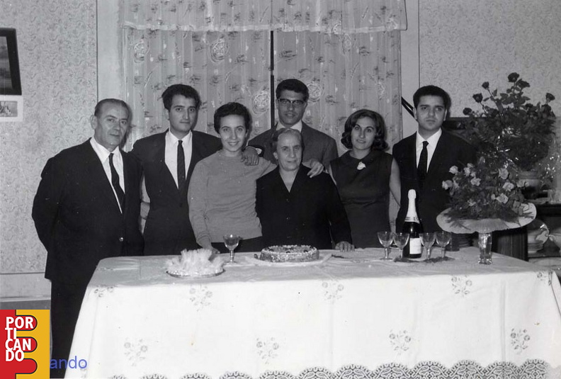1960 Compleanno di Silvia De Tommaso in Carratu' suocera di Antonio Baldi E Bruno Cesaro