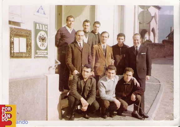 1963 Guglielmo Lamberti ( fila di centro secondo a dx) a Heideberg per un corso di tedesco