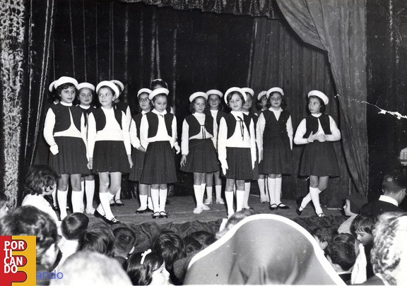 1965 circa recita scolastica Patrizia Seguino