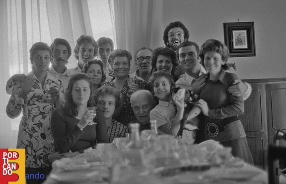 1971 festa familiare a casa di Dante Di Domenico