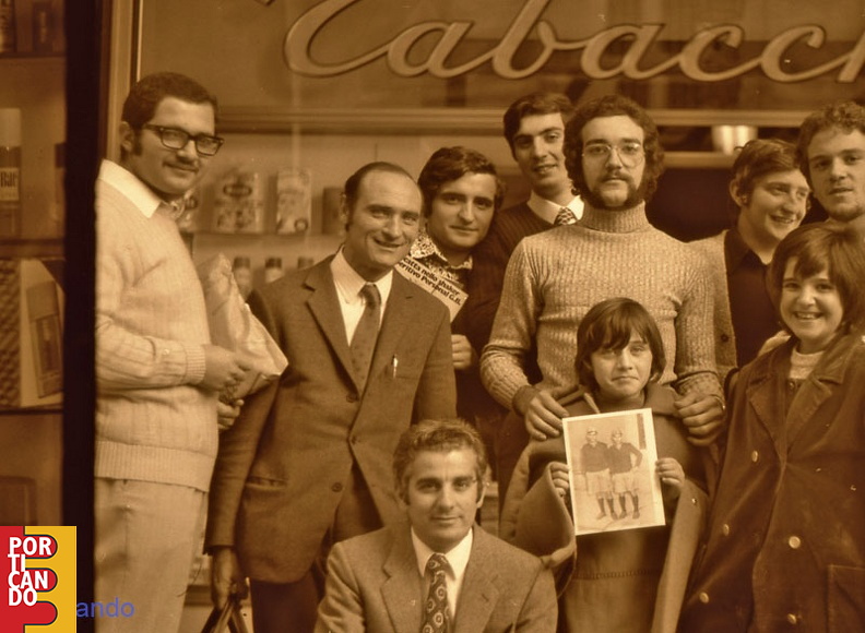1971 circa Riccardo Di Mauro Benito Di Falco  Gennaro Alfonso Galdi Angelo SArno Gianfranco e Gabriele Di Domenico