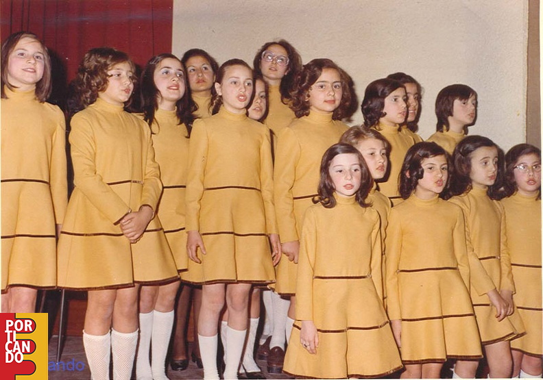 1973 recita scolastica foto di Rosa Rispoli