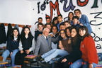 1985 circa Alfonso Santoriello con studenti scuola media