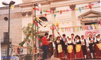 1985 Carnevali gruppo Pianesi in piazza Duomo