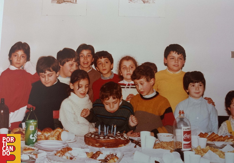 1985 Gianluca Senatore compie 8 anni con Mauro Senatore